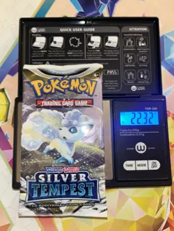 Very Heavy! 22.32g Pokemon Sealed Silver Tempest Booster Pack - Image 1
