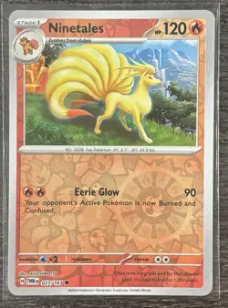 Ninetales 027/167 Pokemon SV06: Twilight Masquerade Reverse Holo - Image 1