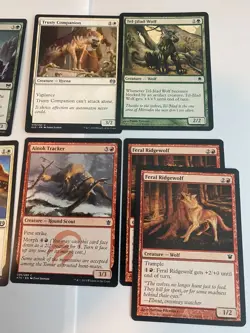 MTG Lot of 10 Hyena Wolf Dog Creature Cards Tribal EDH Commander Deck Bulk Magic - Image 3