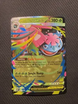 Pokemon - Mega Venusaur Ex 013 Black Star Promo Mega Evolution NM - Image 1