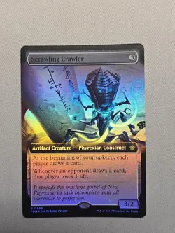 Scrawling Crawler - (FOIL) - (Extended Art) - Foundations - LP MTG - Image 1