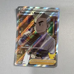 Pokemon TCG Professor's Research Full Art LOT OF 4 Celebrations Holo 024/025 - Image 1