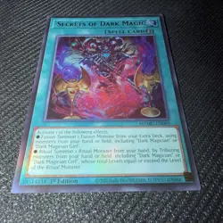 Yu-Gi-Oh! Secrets Of Dark Magic MZMU-EN069 Ultra Rare 1st Ed NM - Image 2