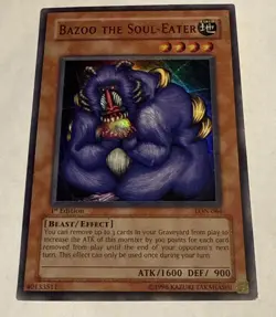 NM Bazoo the Soul Eater LON-064 (Yu-Gi-Oh / English TCG / 1st Edition) - Image 1