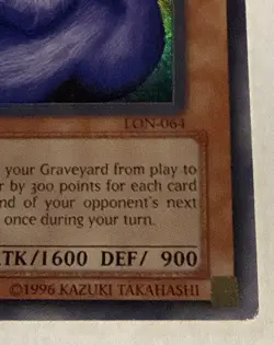 NM Bazoo the Soul Eater LON-064 (Yu-Gi-Oh / English TCG / 1st Edition) - Image 3