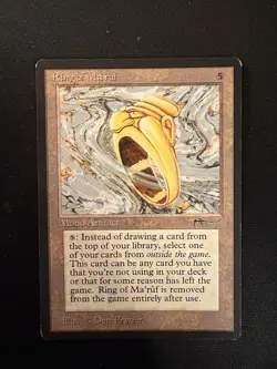 Ring of Ma'ruf. Arabian Nights mtg. Light Play! - Image 1