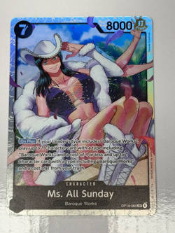 Ms. All Sunday - OP14-084 - The Azure Sea's Seven - SR - One Piece - Image 1