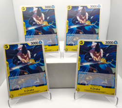 X Drake Playset - OP10-114 x4 - Royal Blood - One Piece TCG - English - Image 1
