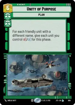Unity of Purpose (Foil) -Foil Near Mint MTG Jump to Lightspeed - Image 1