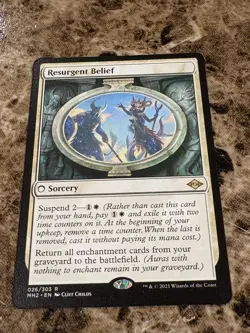 RESURGENT BELIEF Magic the Gathering MTG Modern Horizons 2 - Image 1