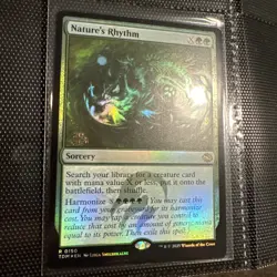 Nature's Rhythm - Foil Prerelease Promo TDM LP MTG - Image 1