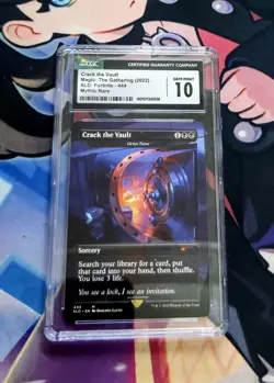 MTG CGC 10 Fortnite Secret Lair Crack the Vault Grim Tutor 444 Drop Gat PSA - Image 1