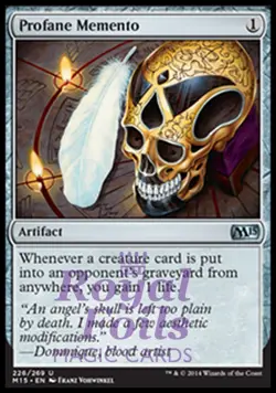Profane Memento 1x FOIL MTG M15 Core Set Uncommon MINT artifact - Image 1
