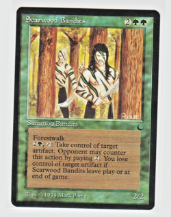 Magic the Gathering ~ MTG ~ 1x Scarwood Bandits ~ LP ~ THE DARK - Image 1