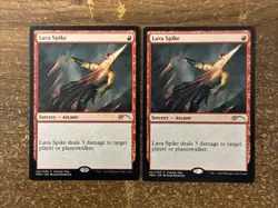 MTG *Lava Spike X2* (NM) Pro Tour Promo Magic the Gathering Free Shipping - Image 1