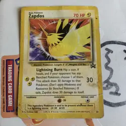 Pokemon Card TCG Zapdos 23 Black Star Promo Non-Holo HP/DMG - Image 1