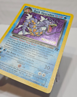 Dark Gyarados 8/82 Holo Rare PRERELEASE Unlimited Team Rocket Pokemon 7630 - Image 2