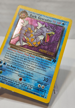 Dark Gyarados 8/82 Holo Rare PRERELEASE Unlimited Team Rocket Pokemon 7630 - Image 3