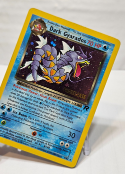 Dark Gyarados 8/82 Holo Rare PRERELEASE Unlimited Team Rocket Pokemon 7630 - Image 4