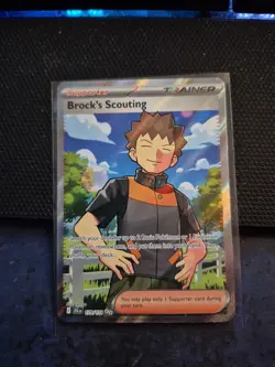 Pokemon Journey Together Brock's Scouting 179/159 Ultra Rare Full Art NM - Image 1