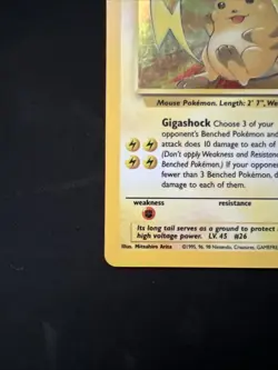 LP Raichu 14/62 Pokemon Fossil Holo Rare Lightly Played - Image 5