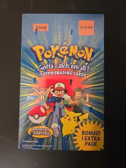 Topps Pokemon TV Animation Series 1 Set Booster Box Sealed - Image 1