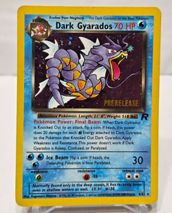 Dark Gyarados 8/82 Holo Rare PRERELEASE Unlimited Team Rocket Pokemon 7629 - Image 1