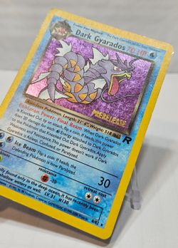 Dark Gyarados 8/82 Holo Rare PRERELEASE Unlimited Team Rocket Pokemon 7629 - Image 3