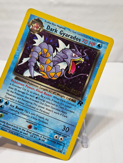 Dark Gyarados 8/82 Holo Rare PRERELEASE Unlimited Team Rocket Pokemon 7629 - Image 4