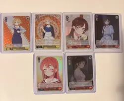 Weiss Schwarz - Rent-A-Girlfriend Vol.2 SR Lot of 6 cards - Image 1