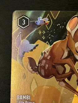 Bambi - Little Prince (Enchanted) Disney Lorcana Reign Of Jafar 209/204 Nm - Image 2