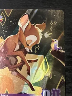 Bambi - Little Prince (Enchanted) Disney Lorcana Reign Of Jafar 209/204 Nm - Image 3