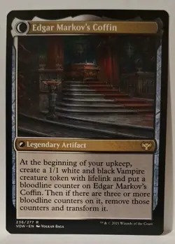 MTG Edgar, Charmed Groom Edgar Markov's Coffin x1 Regular In... C-Vow NM/PFresh! - Image 2