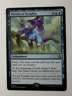 Dictate of Kruphix 0587 | Magic the Gathering MTG | Foundations | Rare | NM - Image 1