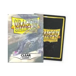 Dragon Shield Classic Clear Sleeves 100ct - Standard Size - MTG Pokemon TCG - Image 1