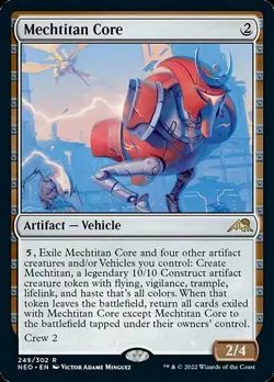 MECHTITAN CORE mtg NM Kamigawa Neon Dynasty Rare - Image 1