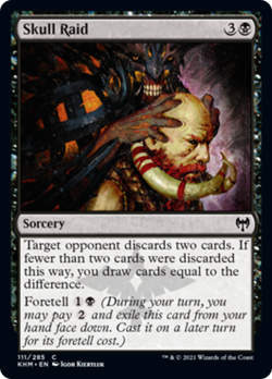 Skull Raid FOIL Kaldheim NM Black Common MAGIC THE GATHERING MTG CARD ABUGames - Image 1