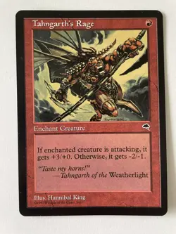 Tahngarth's Rage - Tempest - Uncommon - MTG - LP/NM - Image 1