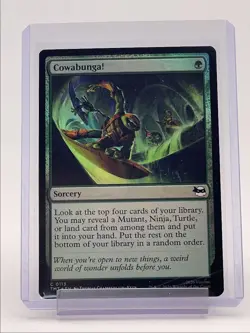 COWABUNGA! 2026 MAGIC TMNT UNIVERSES BEYOND COMMON FOIL #0113 Q5531 - Image 1