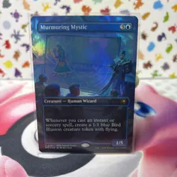 Murmuring Mystic (Borderless) 151 Special Guests Magic: The Gathering Foil NM - Image 1