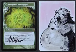SKETCHED MtG Magic Altmann_ Future Sight _ Artist Proof _ MURAGANDA PETROGLYPHS - Image 1