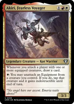 FOIL - Akiri, Fearless Voyager - Commander Masters (CMM) - Image 1
