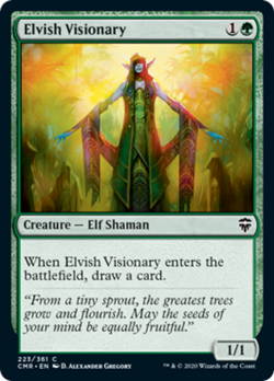 Elvish Visionary FOIL Commander Legends NM Green Common MAGIC MTG CARD ABUGames - Image 1
