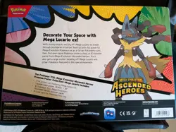 Pokemon Mega Evolution Ascended Heroes Premium Poster Mega Lucario Box - Image 2