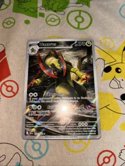 Pokemon TCG Haxorus 147/086 Black Bolt Illustration Rare Holo Card - Image 2