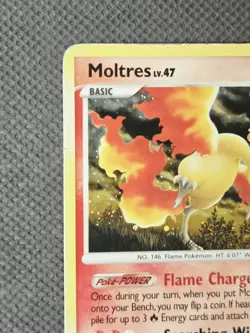 Moltres 10/100 Holo Rare (2008) Majestic Dawn Diamond & Pearl DPBP#177 Pokemon - Image 3