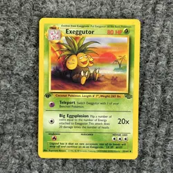 Vintage Pokemon Jungle Exeggutor 35/64 Regular 1st Ed NM - Image 1