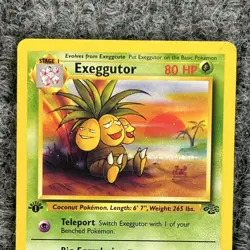 Vintage Pokemon Jungle Exeggutor 35/64 Regular 1st Ed NM - Image 3