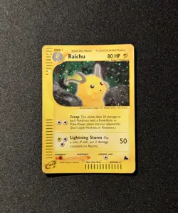 Pokemon SKYRIDGE - #H25/H32 Raichu - Holo - ENG - Damaged - Image 3
