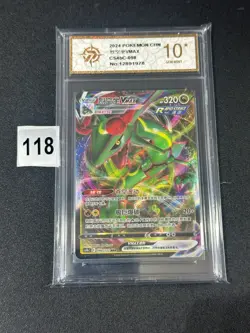 Rayquaza VMAX RRR CS4bC-098/132 Pokemon Card Chinese Grade 10 - Image 1